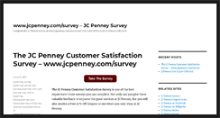 Desktop Screenshot of jc-penney-survey.com