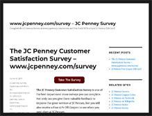 Tablet Screenshot of jc-penney-survey.com